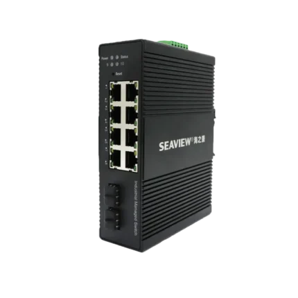 2 SFP Ports + 8 Gigabit Ports Industrial Layer 2 Managed Switch