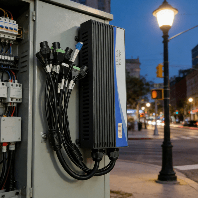 gateway for wireless street lighting