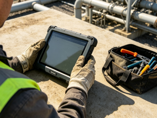 industrial tablet screen size